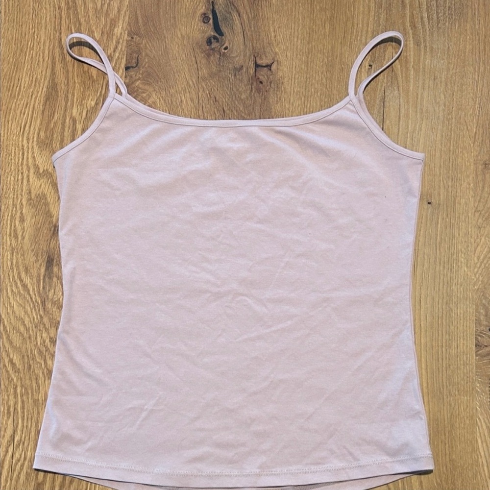 Neiwai Shadow Pink Stretch Camisole Spaghetti Straps Size XS Reg. $39 NWT